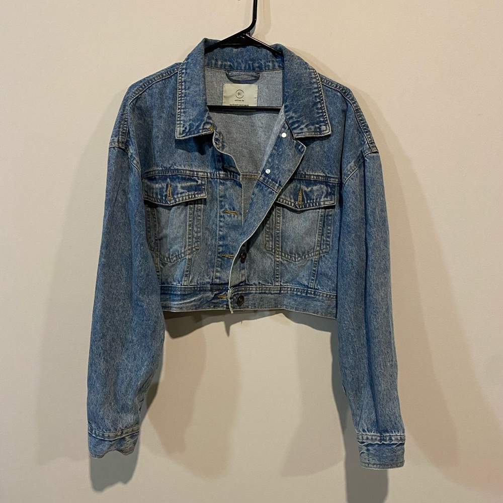 Cropped Denim Jacket